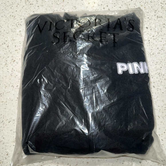 Vs Victorias Secret Pink Perfect Full Zip Hoodie Sweater Jacket Top Tropical M - Picture 7 of 7